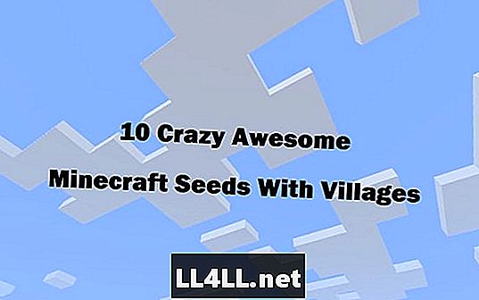 10 божевільних дивовижних насіння Minecraft з селами, 1 & period; 8 & rpar;