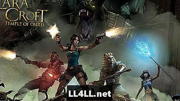 Pirmais skatījums uz Lara Croft un bēdu templis un komats; ah & komats; Osiris