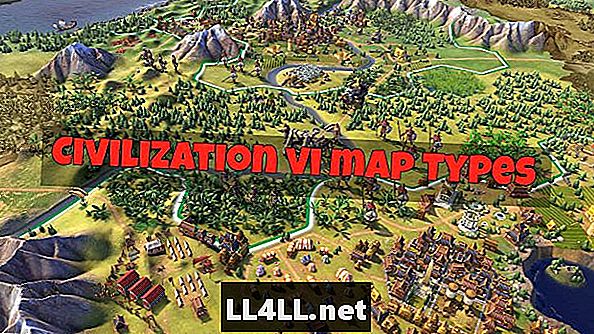 Сви типови мапа доступни у Цивилизацији 6