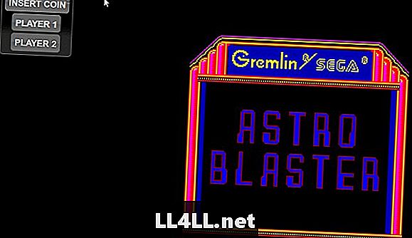 Astro-výbuch z minulosti a tlustého střeva; Sega je Astro Blaster - Hry