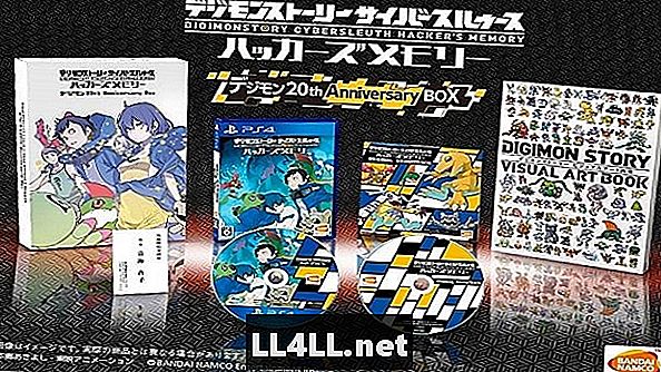 Bandai Namco Podrobnosti Digimon Story Cyber ​​Sleuth & colon; Hakerski pomnilnik omejena izdaja