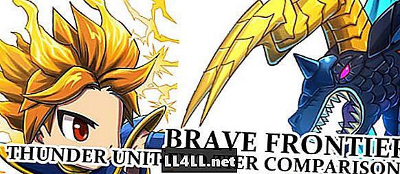 Brave Frontier Guide - Thunder Unit Base statisztikai összehasonlítások az Evolution Tier szerint
