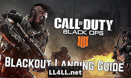 Call Of Duty Blackout ir dvitaškis; Geriausios nusileidimo vietos juodosiose Ops 4 Battle Royale