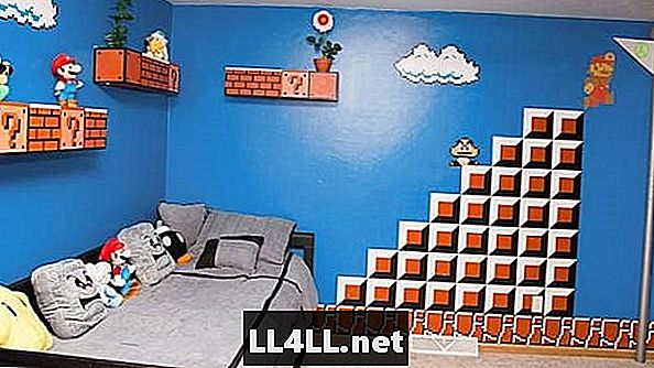 Tata creaza dormitorul Ultimate Mario pentru fiica sa adolescenta