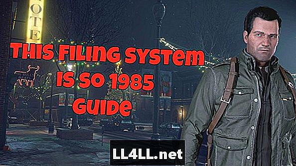 Dead Rising 4 Mission Guide & colon; Dette arkiveringssystemet er så 1985