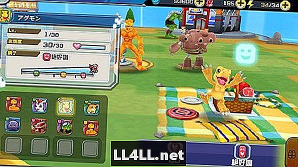 Digimon ReArise Zdieľa prvé screenshoty a webové stránky