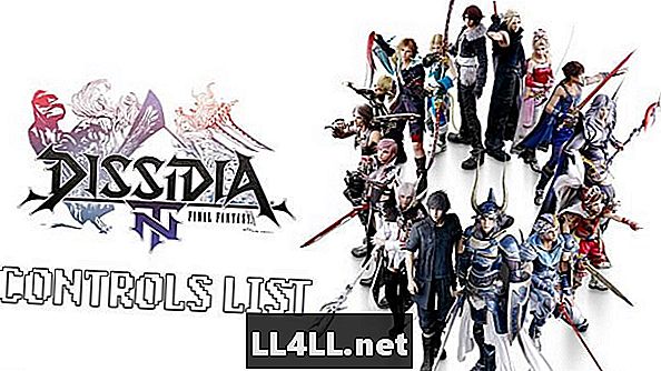 Dissidia Final Fantasy NT Controls Guide