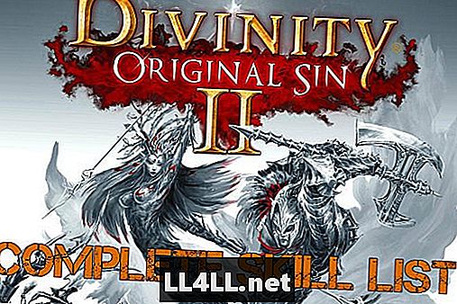 Divinity Original Sin 2 Liste des compétences pour toutes les écoles