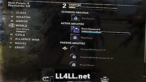 Guide en ligne Elder Scrolls & colon; Comment devenir un vampire