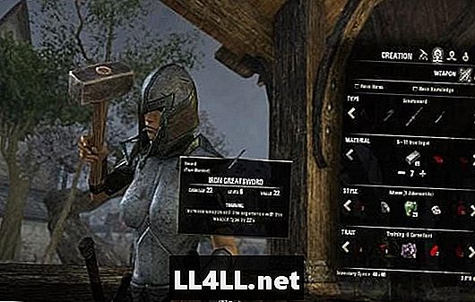 Elder Scrolls Online & colon; Úvod do tvorby ozubení - Kovářství část III