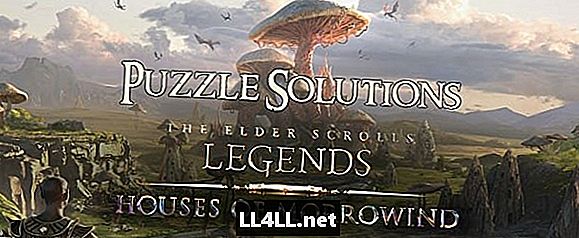 Elder Scrolls & kols; Leģendas "Morrow of Morrowind" Puzzles Solutions Guide
