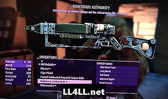 Vodnik Fallout 4 in dvopičje; Orožje Mod Crafting