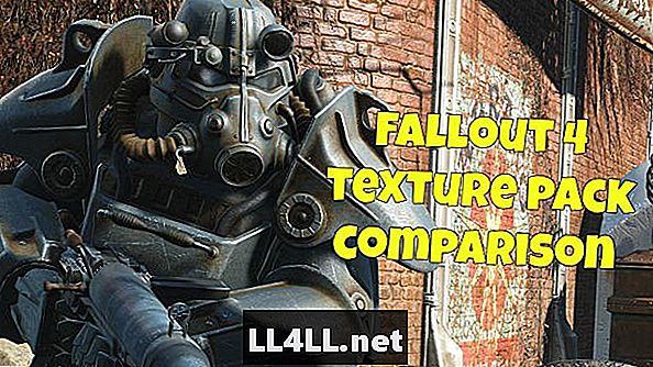 Fallout 4 Texture Pack s vysokým rozlišením Porovnání vedle sebe