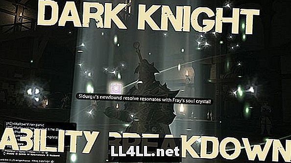FF XIV a hrubé črevo; Dark Knight schopnosť členenie a tipy