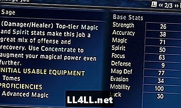 Final Fantasy Explorers Job Guide & dvopičje; žajbelj