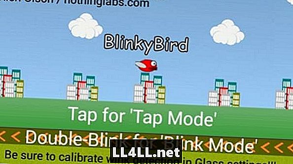 „Flappy“ paukščių klonas atvyksta į „Google“ stiklą ir dvitaškį; BlinkyBird