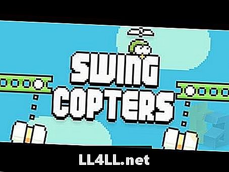 „Flappy“ paukščių tęsinys „Swing Copters“, kaip „Addicting“