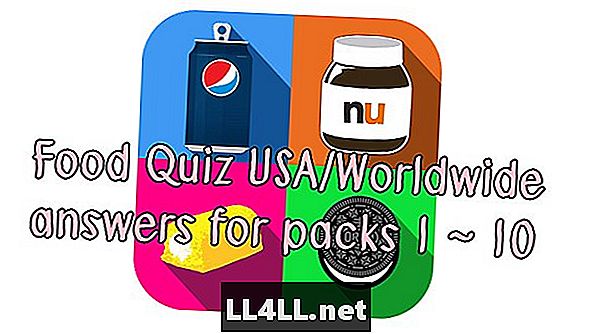 Guide de réponses Food Quiz USA & Worldwide; Packs 1 à 10