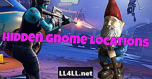 Fortnite - všechny skryté Gnome průvodce umístění