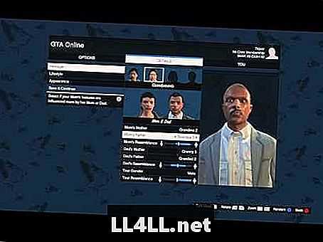 „Grand Theft Auto“ internetinis simbolių kūrimo vaizdo įrašas