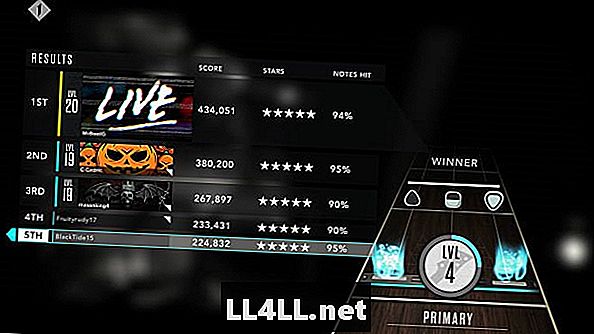 Guitar Hero Live & dvitaškis; Kaip reitinguoti aukštesnį reitingą GHTV internetinėse rungtynėse