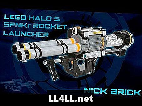 Halo Rocket Launcher gemaakt van lego's is geweldig