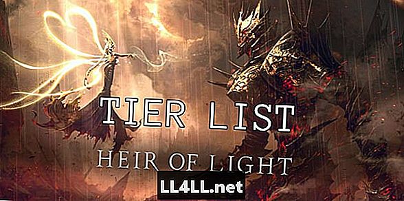 Lista de niveles de personajes del heredero de la luz