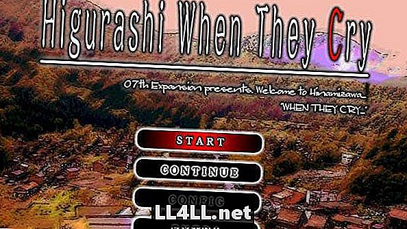 Higurashi и дебелото черво; Когато плачат с Greenlit на Steam & comma; Възможни са нови преводи