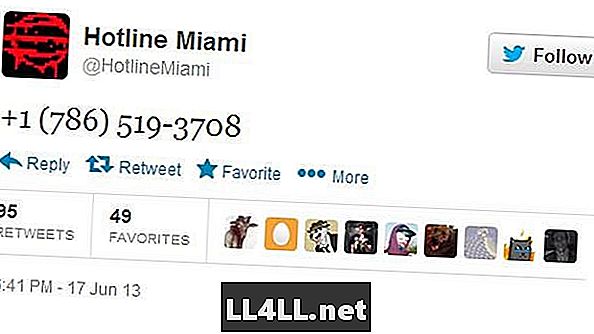 Hotline Miami 2 i dwukropek; Błędne ogłoszenie numeru