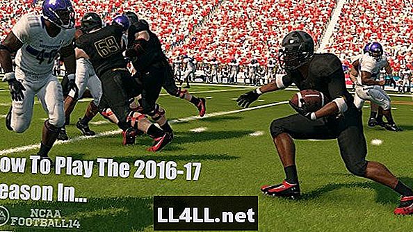 Kuinka pelata 2016 College Football Season NCAA Football 14: ssä - Pelit