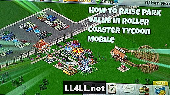Hur man höjer parkvärdet i Rollercoaster Tycoon Mobile