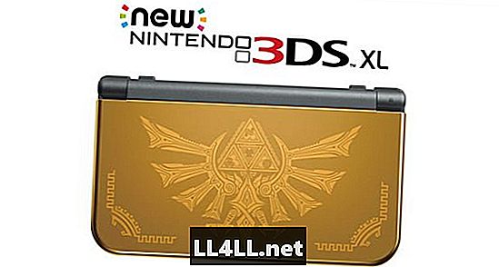 Hyrule Gold Nieuwe Nintendo 3DS XL Gamestop Exclusive - al uitverkocht & comma; Tri Force Heroes-bundel toegevoegd