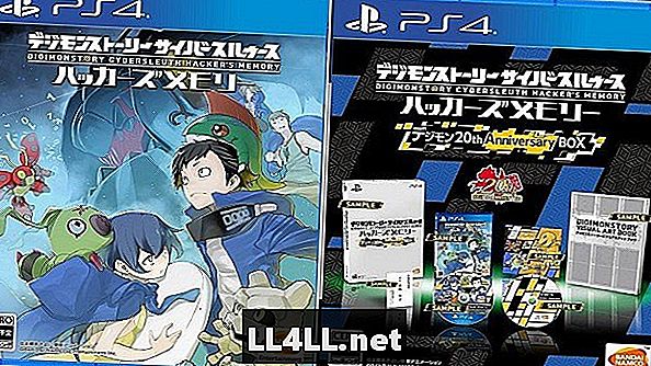 Arte della scatola giapponese e virgola; Edizione limitata rivelata per Digimon Story & colon; Memoria di hacker di Cyber ​​Sleuth