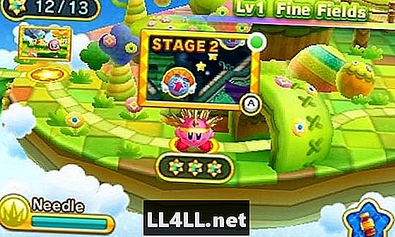 Kirby Triple Deluxe Guide & двоеточие; Расположение брелка 1-2 уровня и солнечного камня