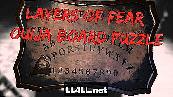 Vrstvy strachu Ouija Board Puzzle Guide