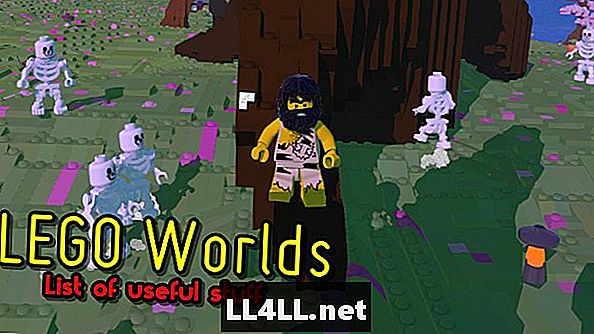 Zoznam všetkého užitočného nájdete v LEGO Worlds