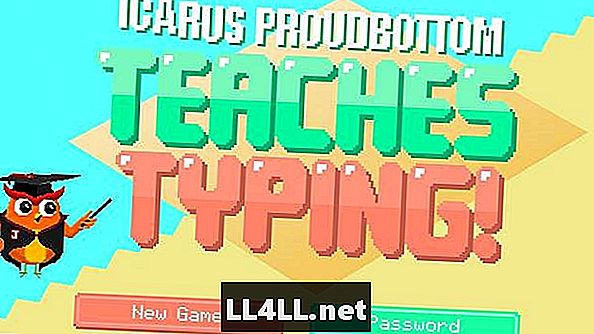 Love Typing & quest; E avventure e ricerca; Icarus Proudbottom insegna a digitare