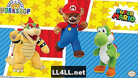 Mario un draugi, kas ierodas uz Build-A-Bear darbnīcas