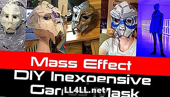 Efecto de masa y colon; Máscara barata de Garrus de DIY