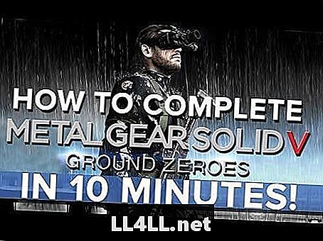 Kovinski Gear Solid V & colon; Zemeljske ničle se lahko zaključijo v 10 minutah