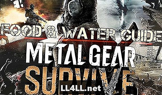 Metal Gear Survive Gıda ve Su Kılavuzu