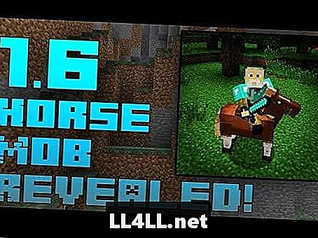 Minecraft PC 1 & περίοδος; 6 Horse Mob Revealed & excl;