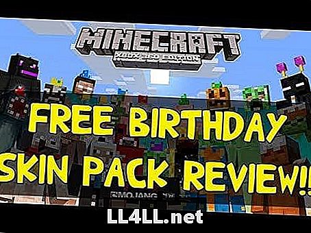 Minecraft - Xbox 360 un kols; BEZMAKSAS & bez maksas; Dzimšanas dienas ādas komplekts - pilns pārskats un bez tās;