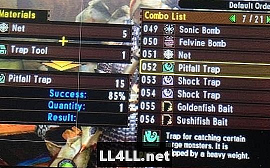 Monster Hunter 4 Ultimate Guide & colon; Tableaux combinés