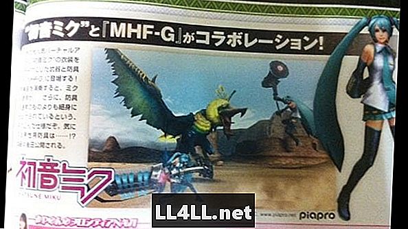 „Monster Hunter Frontier G“ Hatsune Miku atneša į mūšį
