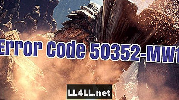 Monster Hunter & colon; Monde - Qu'est-ce que l'erreur Code 50352-MW1 & quest;