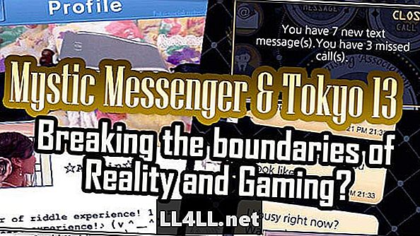 Mystic Messenger и Tokyo 13 & colon; Разрушаване на границите между реалността и игрите;