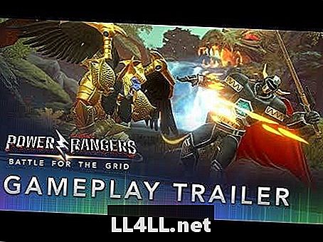 New Power Rangers & tlustého střeva; Bitva o Grid Trailer se zaměřuje na hraní