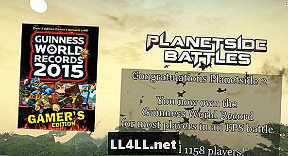 Planetside 2 bevat Record Breaking 1 & comma; 158 Person Battle - Spellen