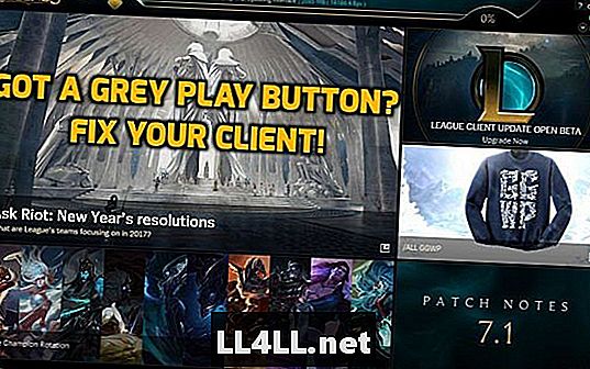 Play Button Grayed Out & quest; Lūk, kā noteikt līgas leģendas klientu un periodu;